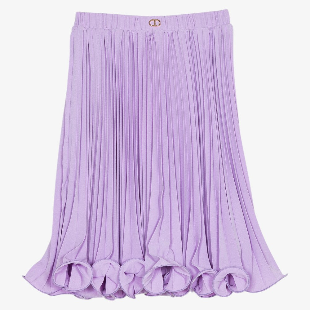 Pleated Skirt - Pastel Violet