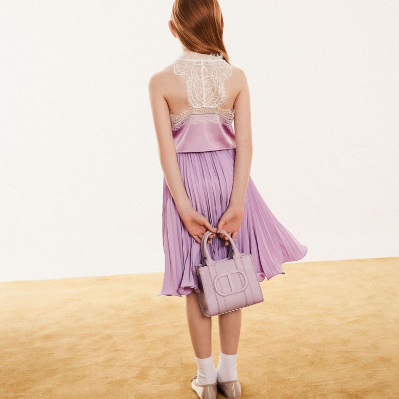 Pleated Skirt - Pastel Violet
