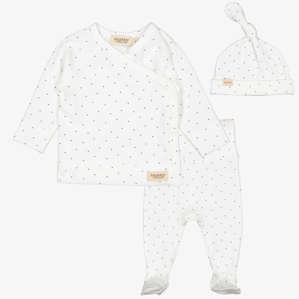 Tut Wrap 3 Piece Set - Blue Dot
