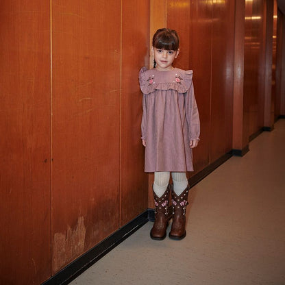 Check Dress - Rose