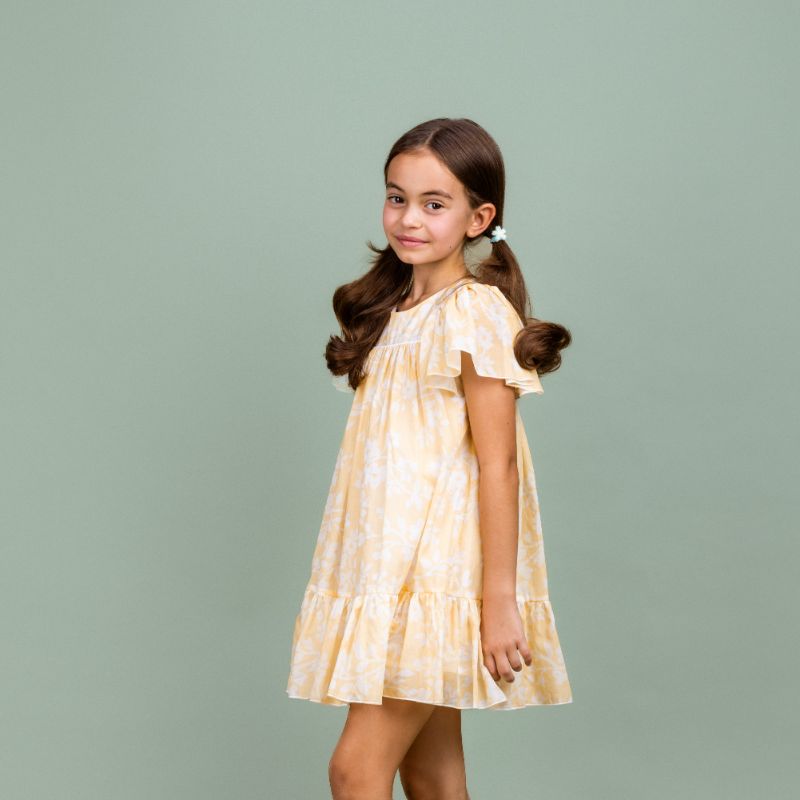 Chiffon Dress - Yellow