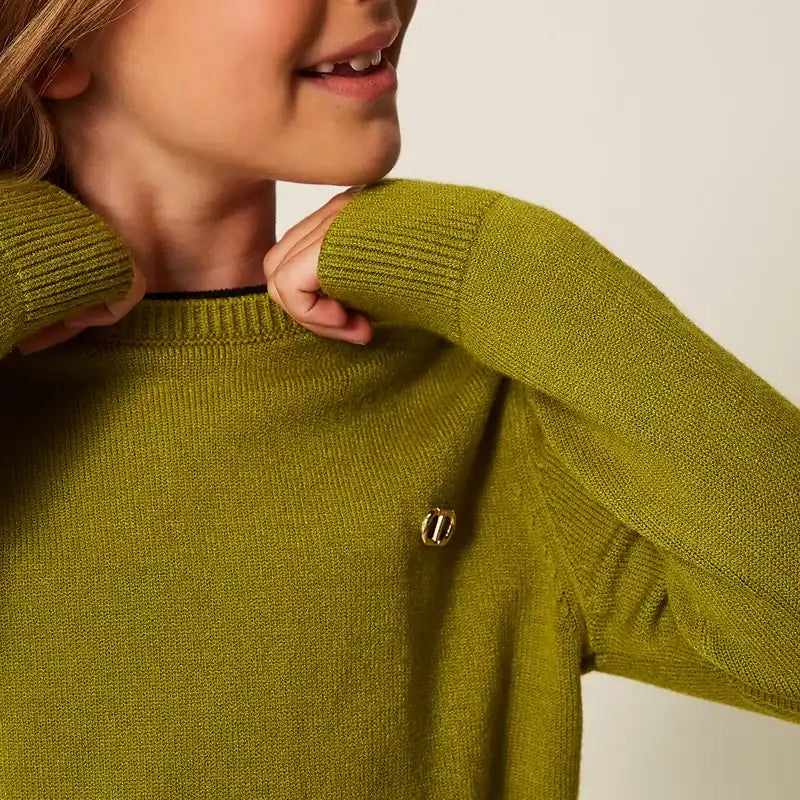Logo Sweater - Olive Oil