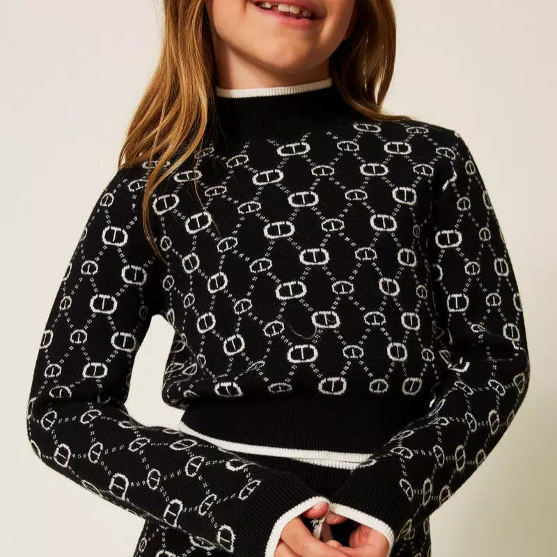Mockneck Sweater - Black