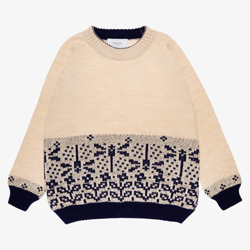 Dragonfly Sweater - White
