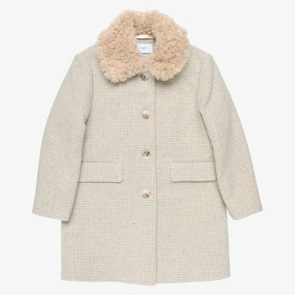 Perla Coat - White &amp; Gold