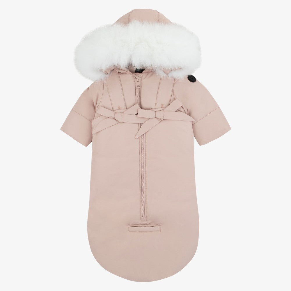 Bow Snowsuit - Mauve