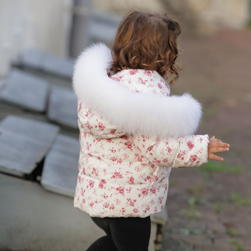 Floral Coat - Red