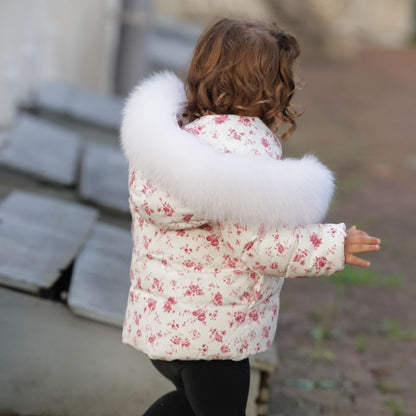 Floral Coat - Red