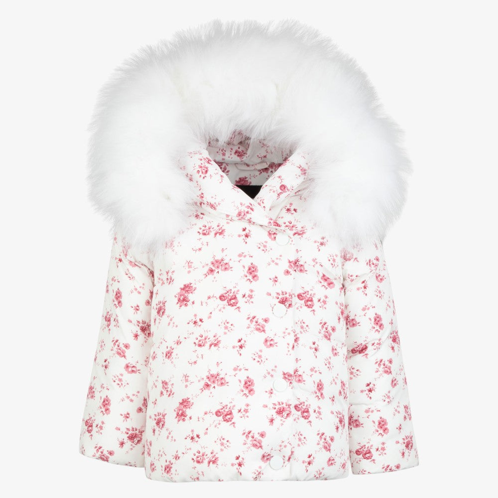 Floral Coat - Red
