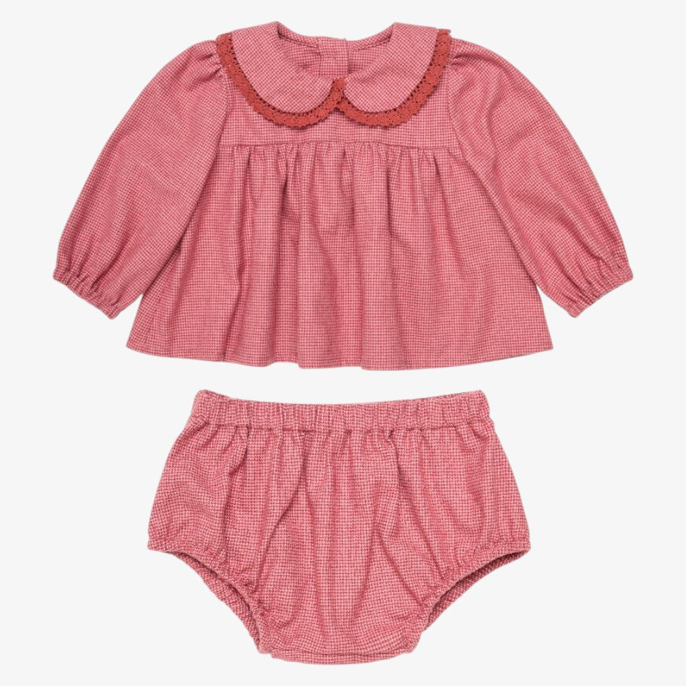 Rosa Blouse And Bloomer - Pink
