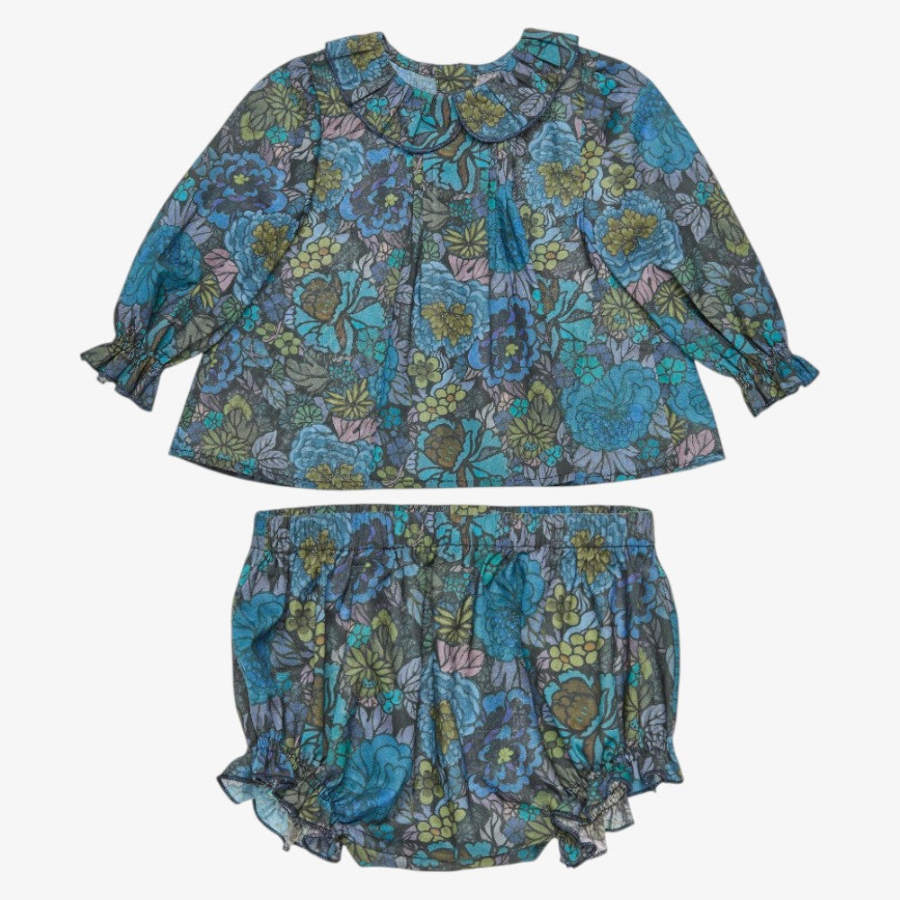 Beatrice Blouse And Bloomer - Blue