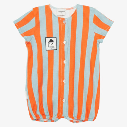 Stripe Romper - Orange