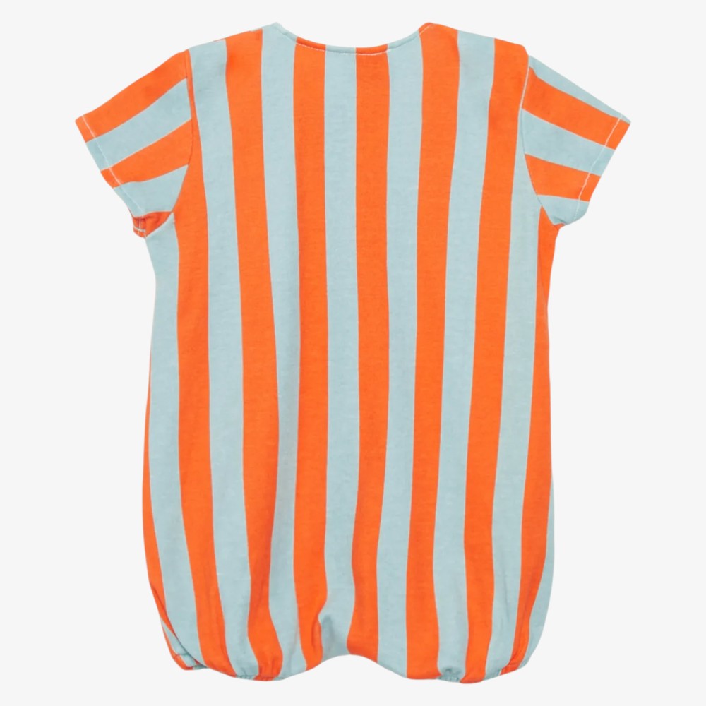 Stripe Romper - Orange