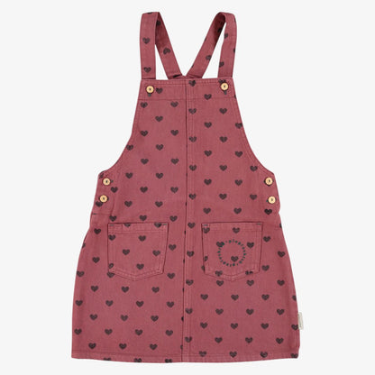 Heart Jumper Longer Length - Pink