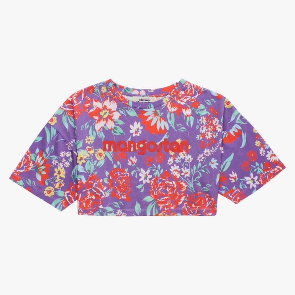 Vintage Flower Top - Purple