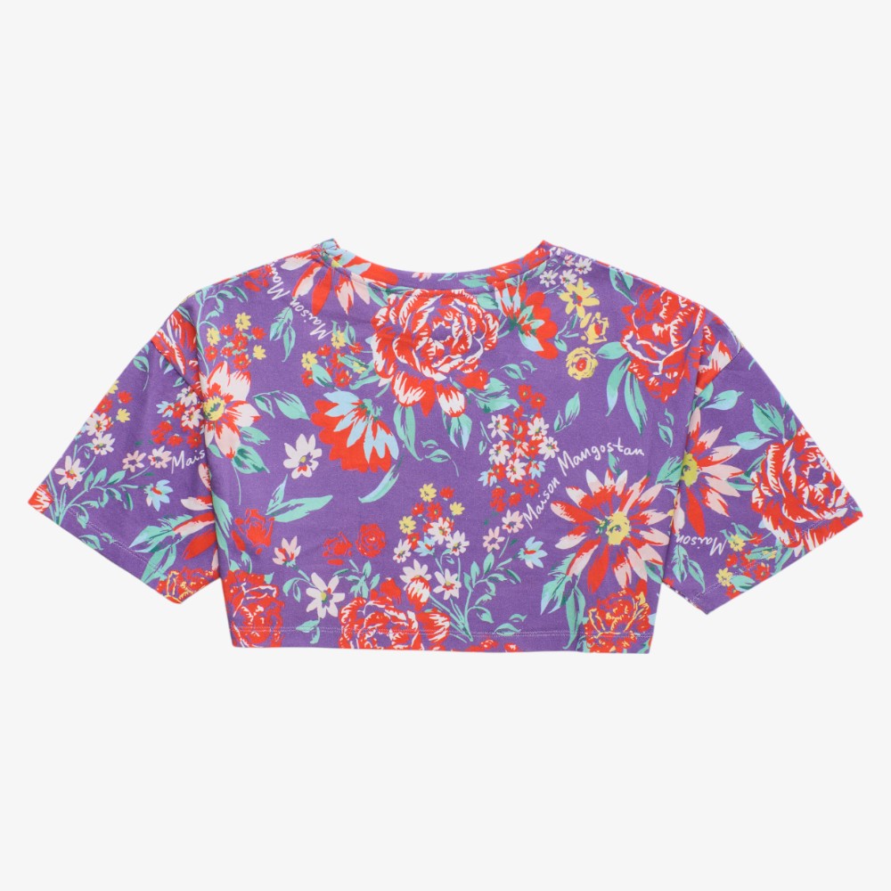 Vintage Flower Top - Purple
