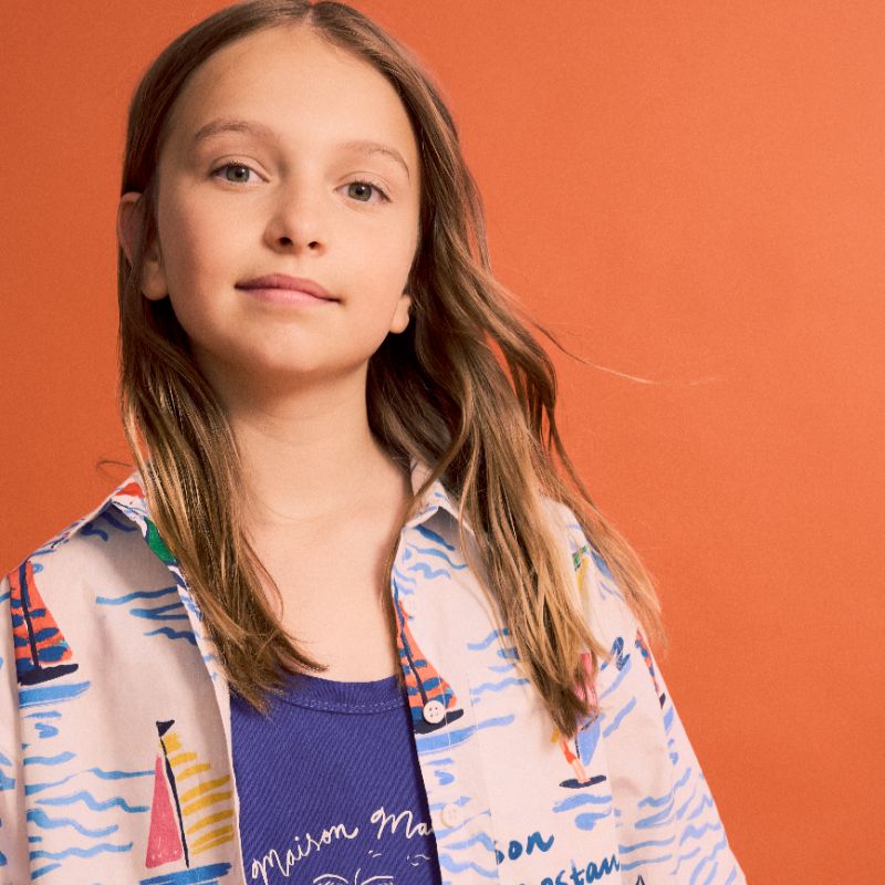 Barcos Cropped Shirt - White