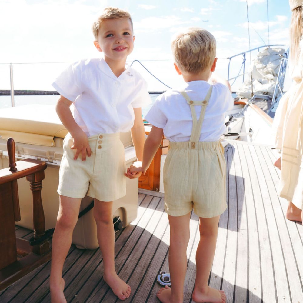 Button Bermuda - Yellow