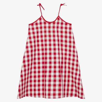 Apple Dress - Red &amp; White
