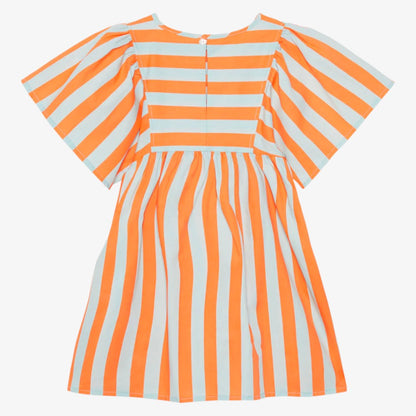 Stripe Dress - Orange