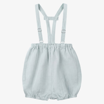 Linen Romper - Blue Sage