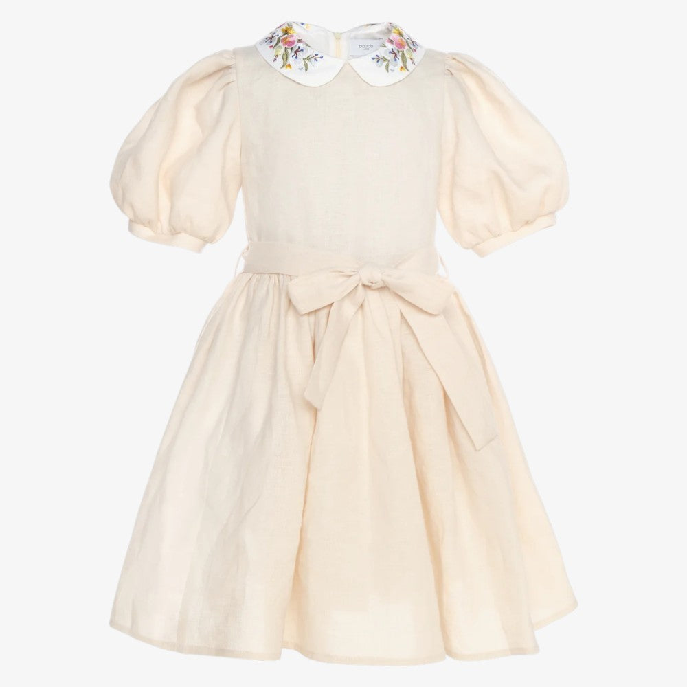 Aria Midi Dress - Beige