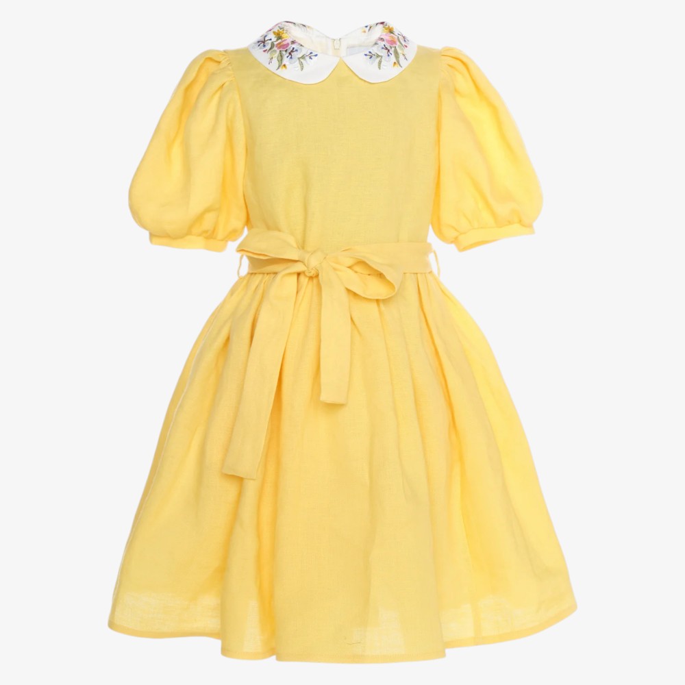 Aria Midi Dress - Yellow