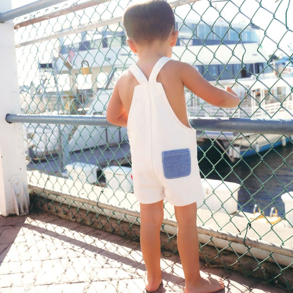 Golf Romper - White