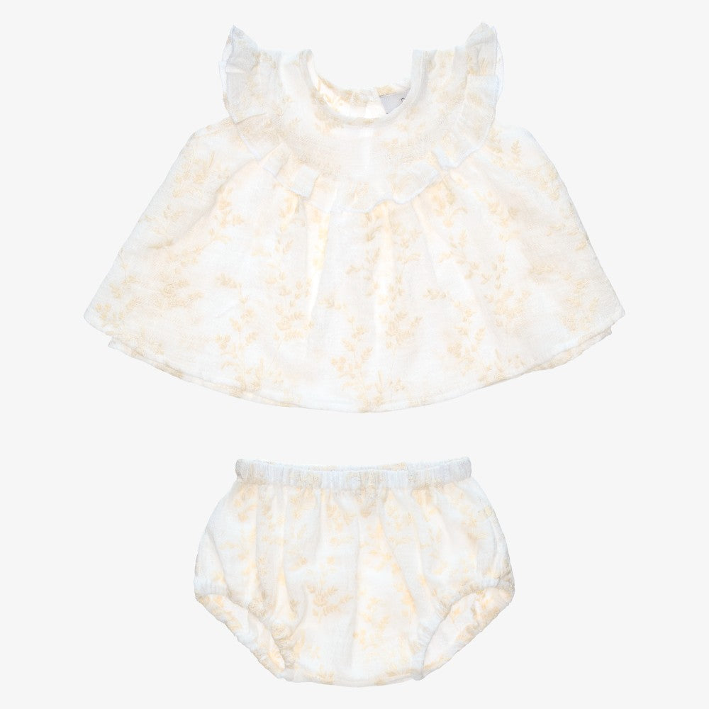 Millie Top And Bloomer - White