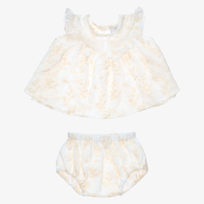 Millie Top And Bloomer - White