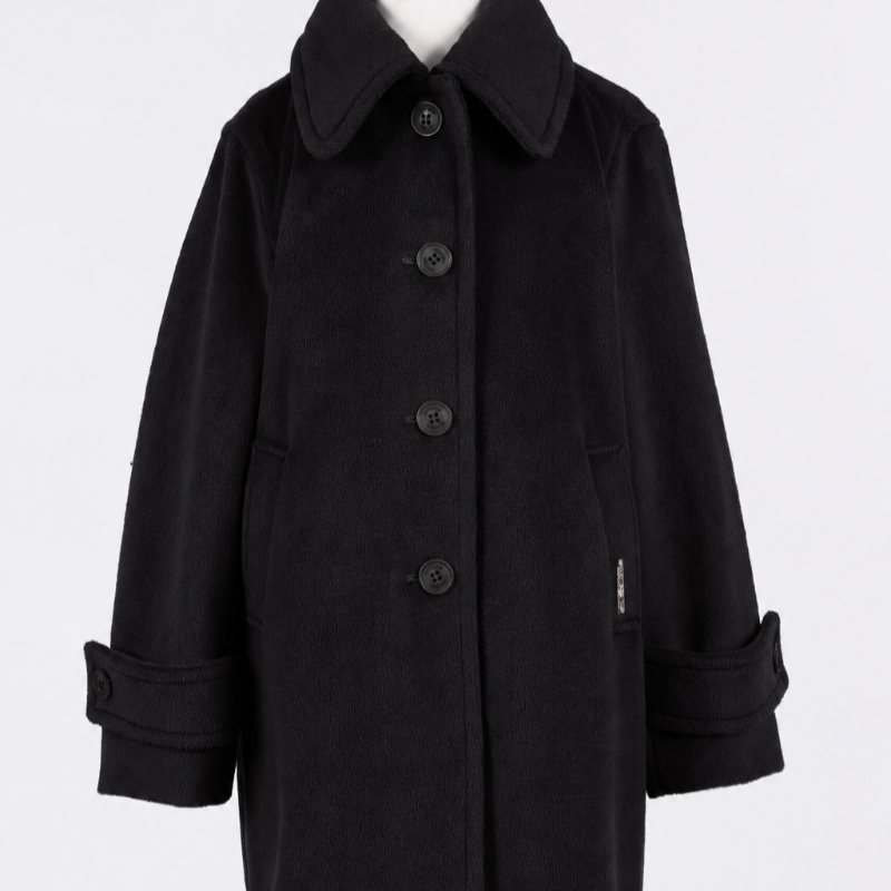 Wool Coat - Black
