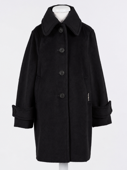 Wool Coat - Black