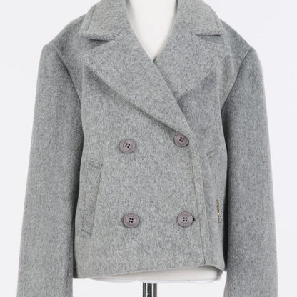 Caban Wool Blazer - Grey