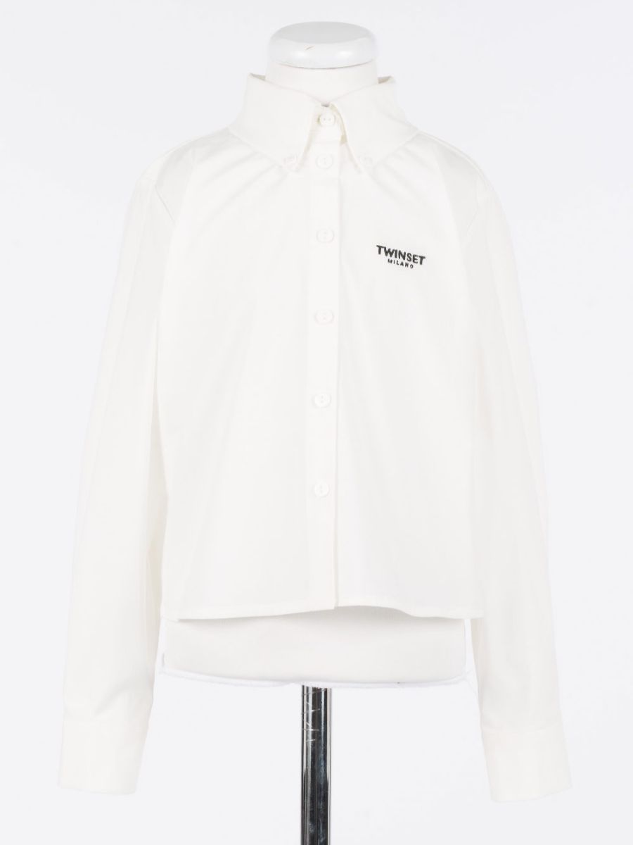 Embroidered Shirt - Offwhite