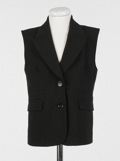 Monopetto Vest - Black