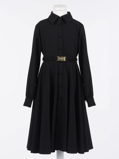 Flannel Dress - Black