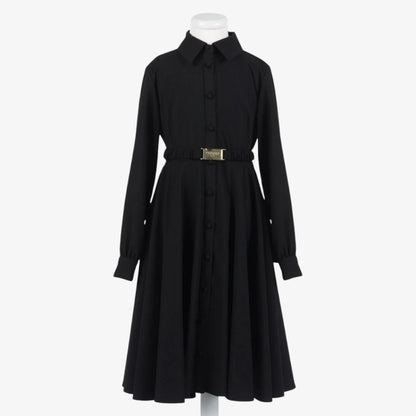 Flannel Dress - Black