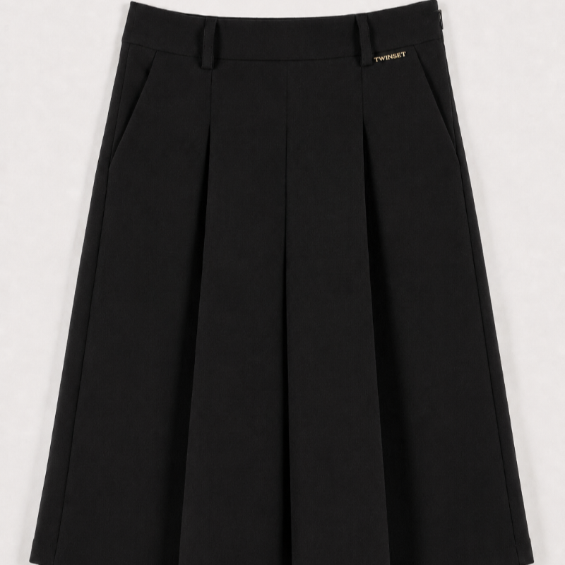 Panel Skirt - Black