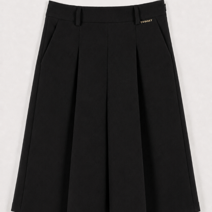 Panel Skirt - Black