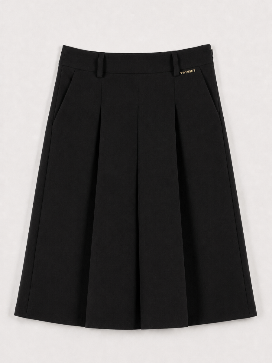 Panel Skirt - Black