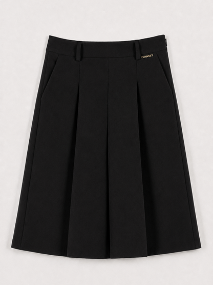 Panel Skirt - Black