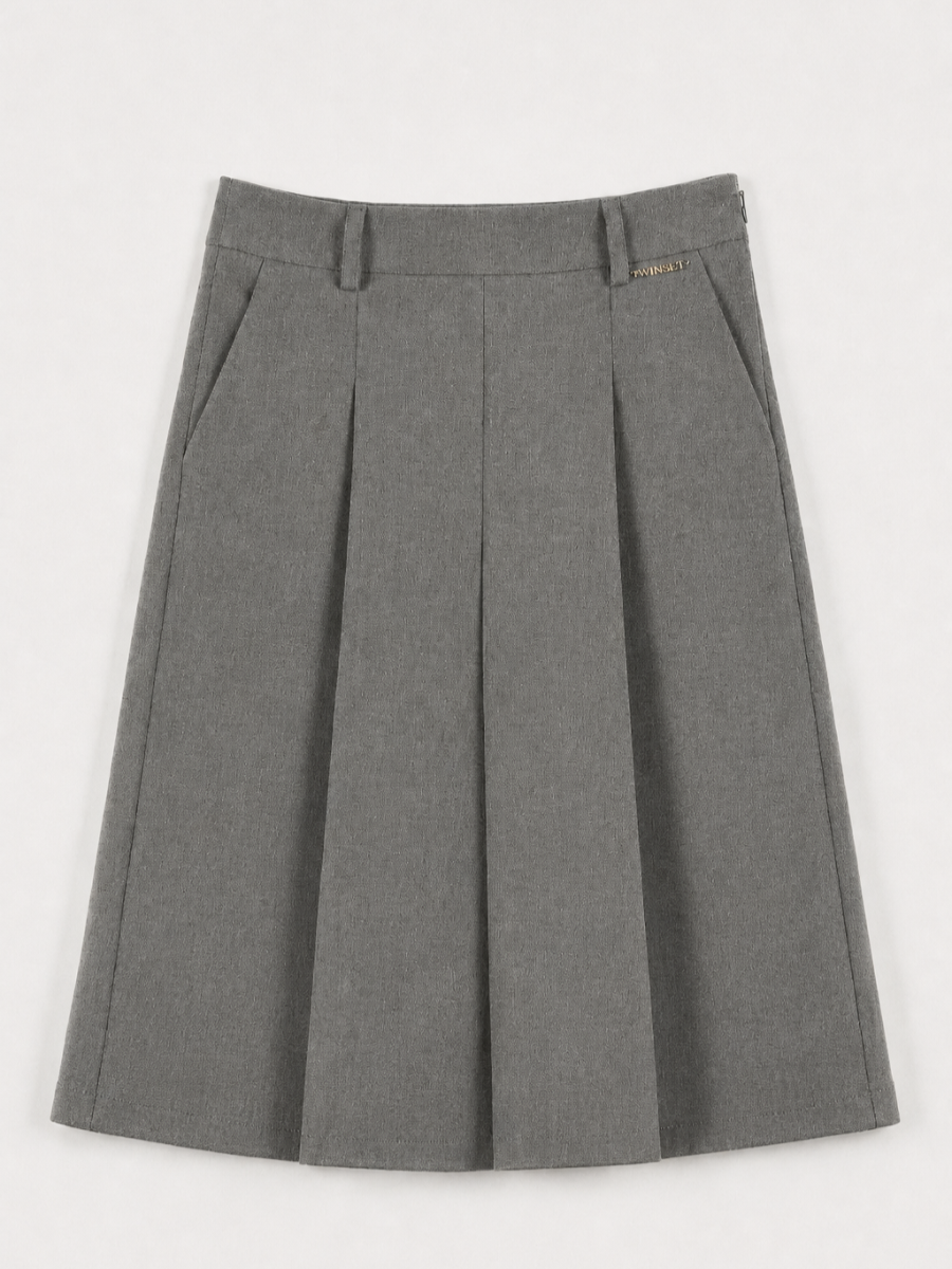 Panel Skirt - Grey