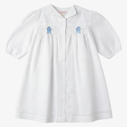 Smock Dress L - White