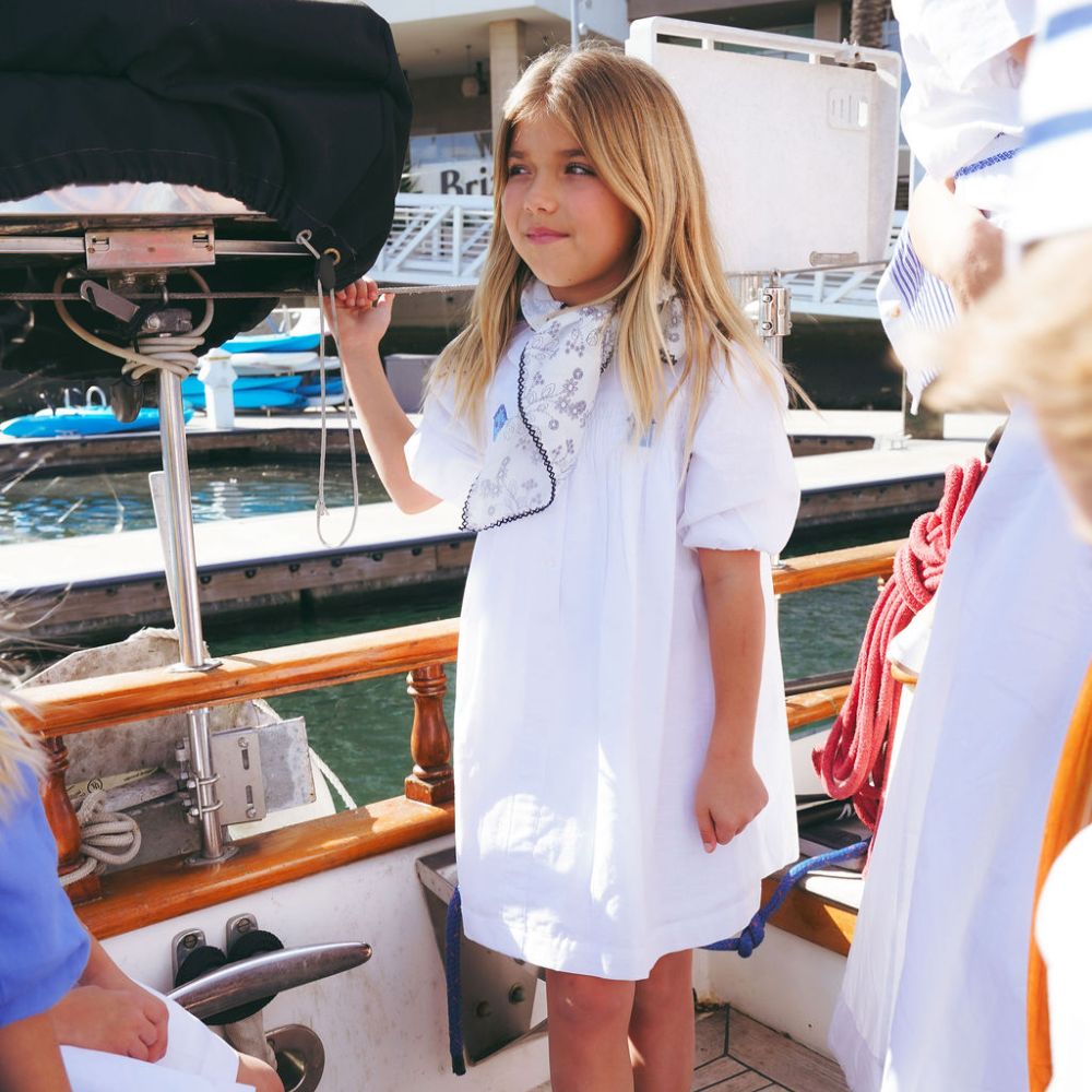 Smock Dress L - White