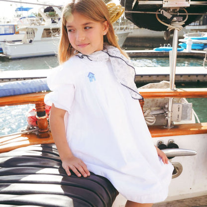 Smock Dress L - White