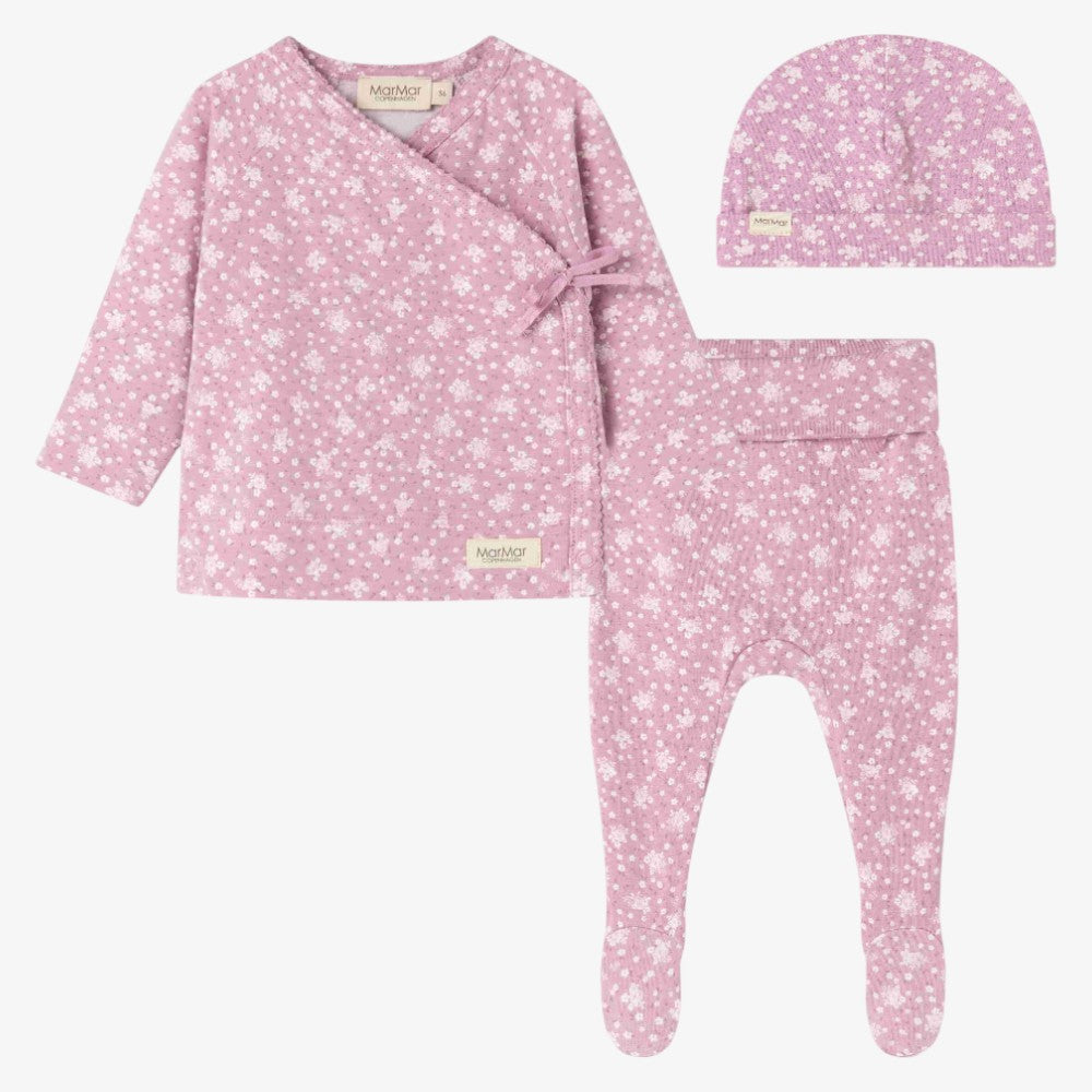 Tut Wrap 3 Piece Set - Lit De Rose