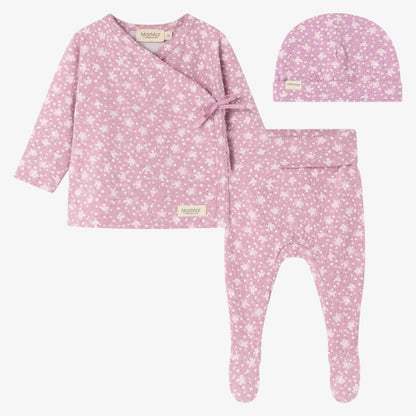 Tut Wrap 3 Piece Set - Lit De Rose