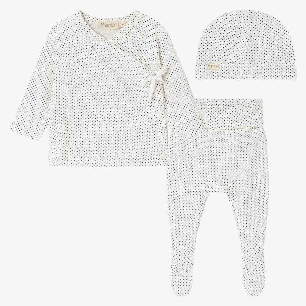 Tut Wrap 3 Piece Set - Tiny Dots