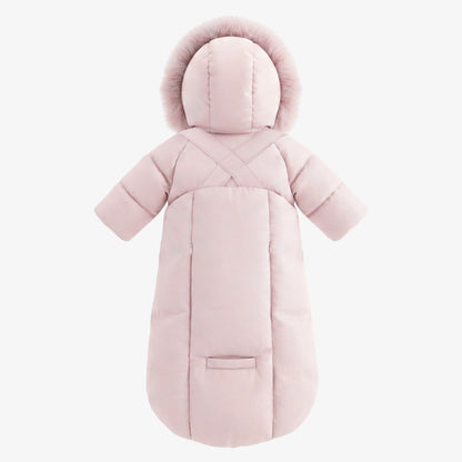 Bow Snowsuit - Mauve