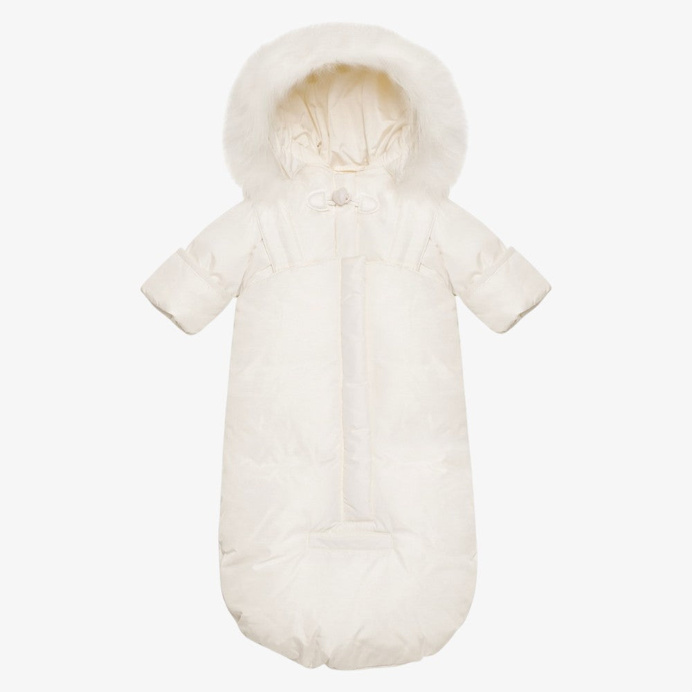 Bow Snowsuit - Ivory